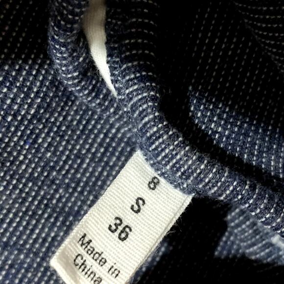 Chalmers Pyjamas Womens Harriet Sleeveless Jumpsuit Relaxed Fit Crop Blue Small - Picture 3 of 12